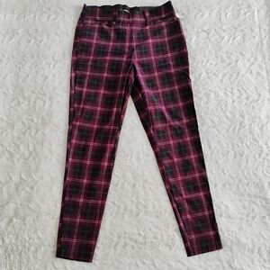 Maurices Plaid Pull On Skinny Pants